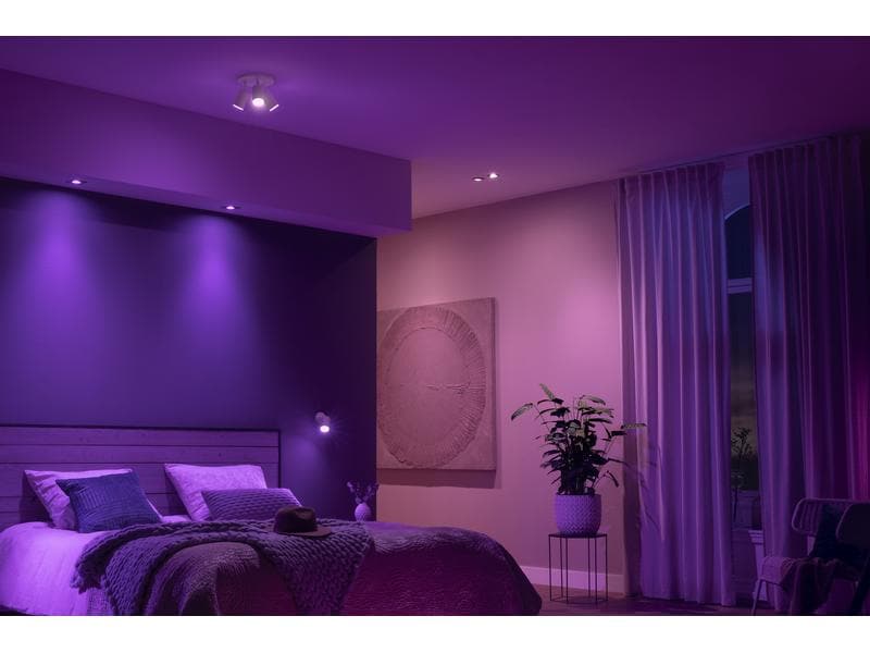 Philips Hue White & Color Ambiance Fugato 1er-Spot Weiss