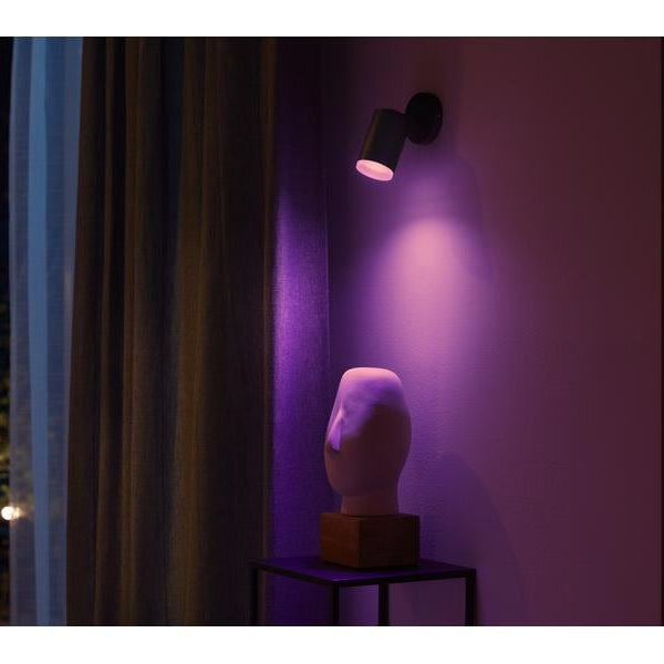 Philips Hue White & Color Ambiance Fugato 1er-Spot Schwarz