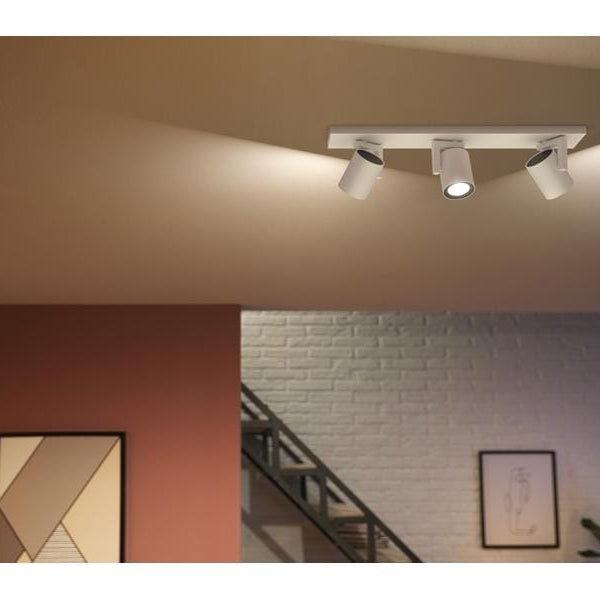 Philips Hue White & Color Ambiance Argenta 3er-Spot Weiss