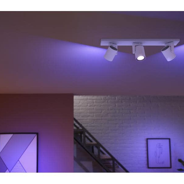 Philips Hue White & Color Ambiance Argenta 3er-Spot Weiss