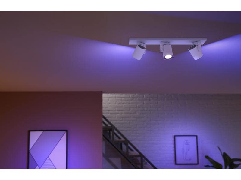 Philips Hue White & Color Ambiance Argenta 3er-Spot Weiss