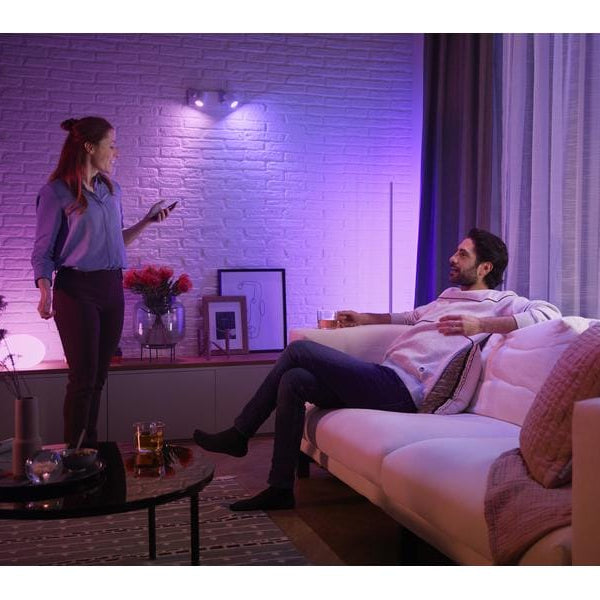 Philips Hue White & Color Ambiance Argenta 2er-Spot Weiss
