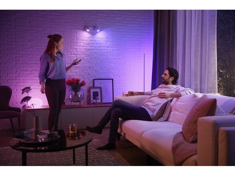 Philips Hue White & Color Ambiance Argenta 2er-Spot Weiss
