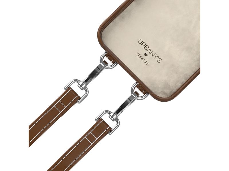 Urbany's Necklace Case Handekette+ iPhone 15 Plus Espresso Martini