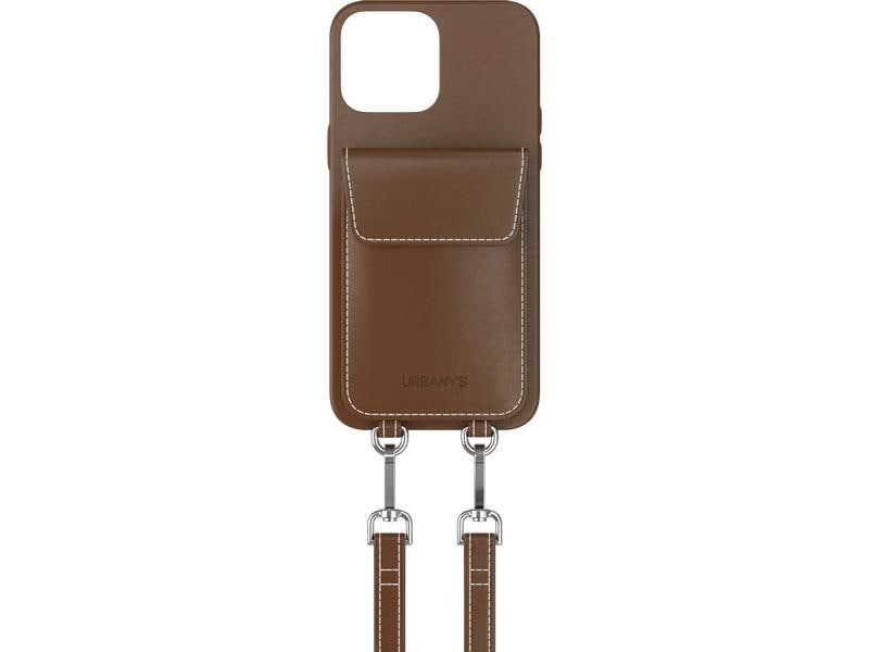 Urbany's Necklace Case Handekette+ iPhone 15 Plus Espresso Martini