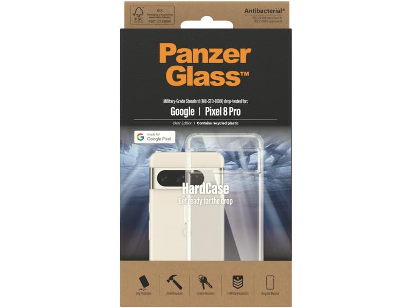 Panzerglass Back Cover HardCase Pixel 8 Pro Transparent