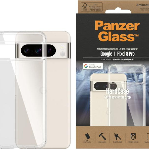 Panzerglass Back Cover HardCase Pixel 8 Pro Transparent