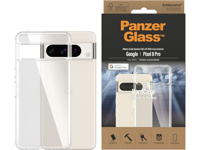 Panzerglass Back Cover HardCase Pixel 8 Pro Transparent