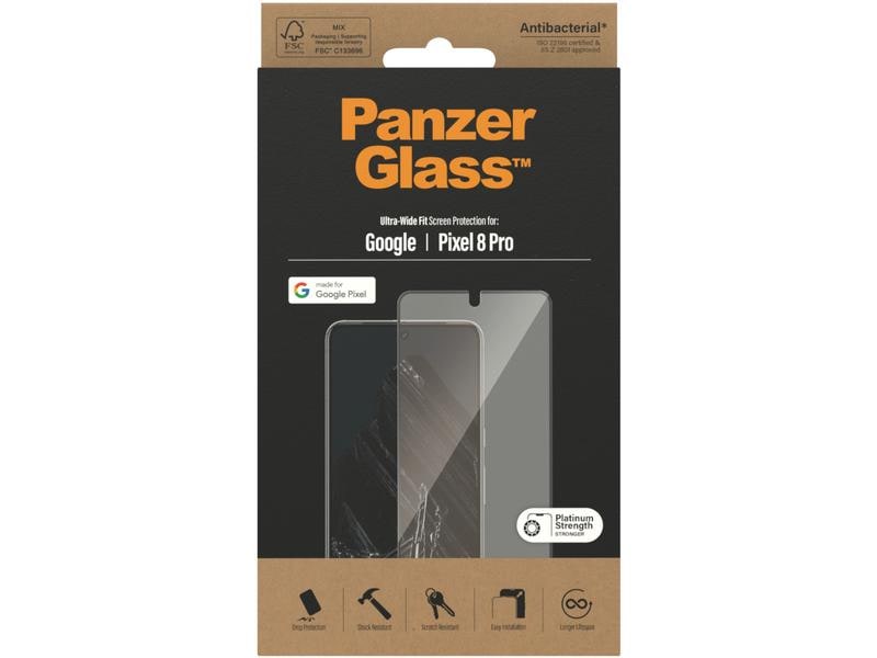 Panzerglass Displayschutz Ultra Wide Fit Pixel 8 Pro