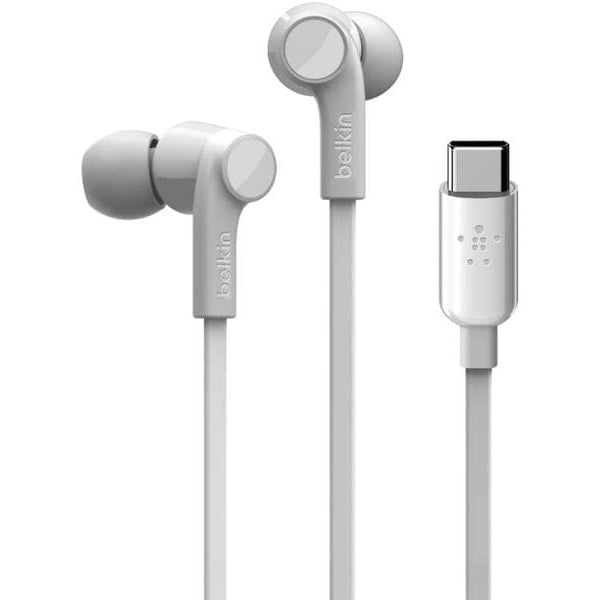 Belkin In-Ear-Kopfhörer Rockstar USB-C Anschluss Weiss