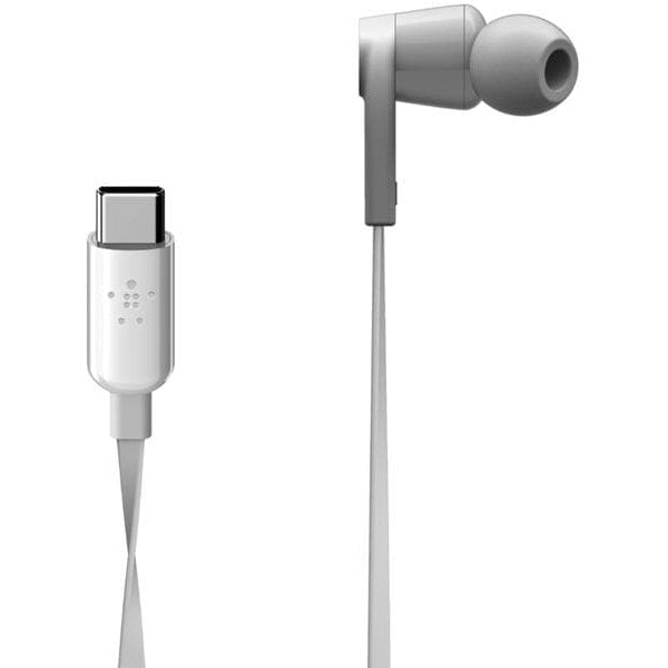 Belkin In-Ear-Kopfhörer Rockstar USB-C Anschluss Weiss