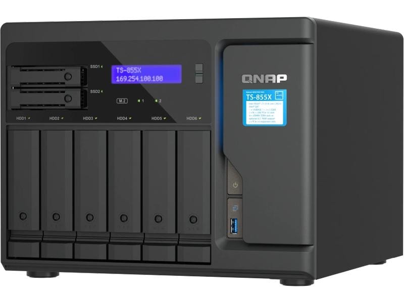 QNAP NAS TS-855X-8G 6+2-bay