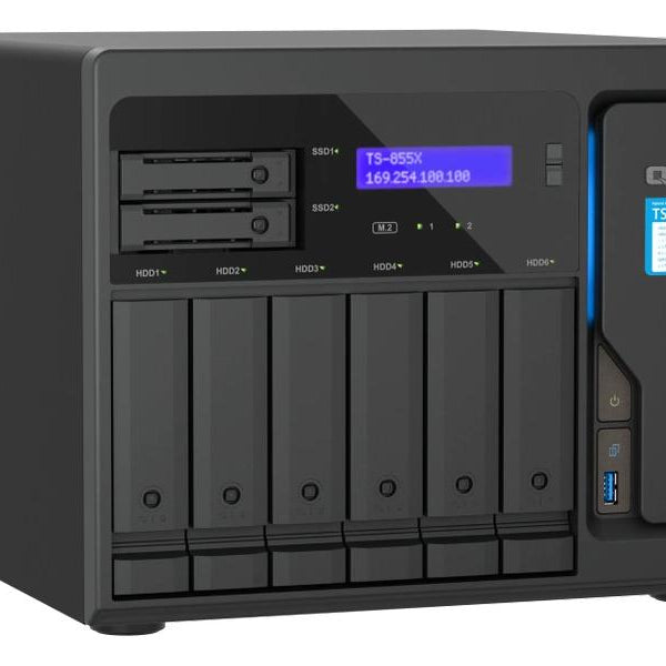 QNAP NAS TS-855X-8G 6+2-bay
