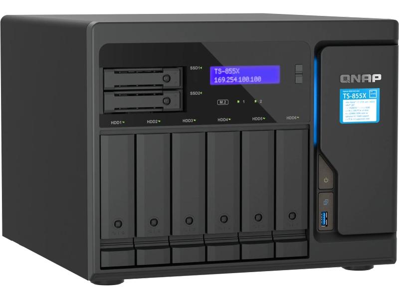 QNAP NAS TS-855X-8G 6+2-bay