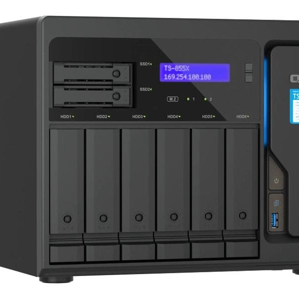 QNAP NAS TS-855X-8G 6+2-bay