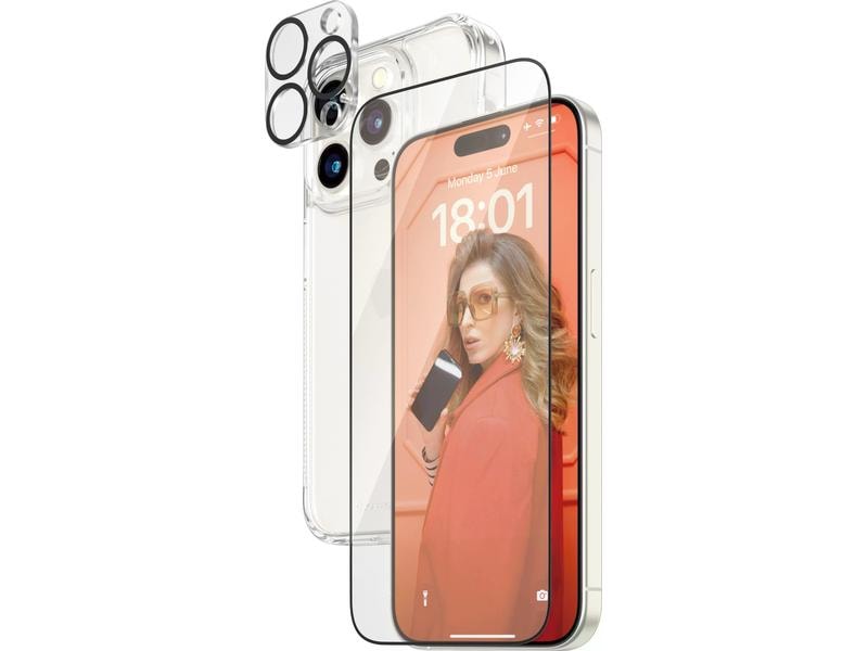 Panzerglass 3-in-1 Bundle iPhone 15 Pro