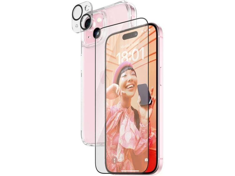 Panzerglass 3-in-1 Bundle iPhone 15