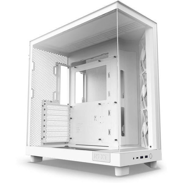 NZXT PC-Gehäuse H6 Flow Weiss