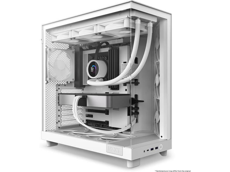 NZXT PC-Gehäuse H6 Flow Weiss