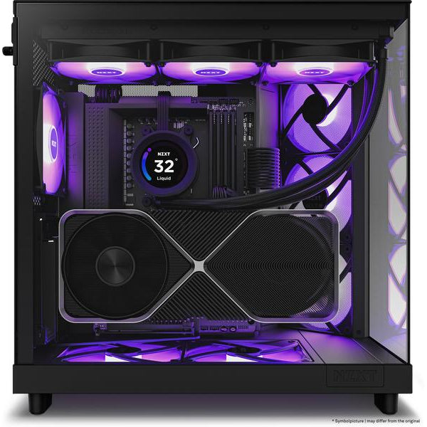 NZXT PC-Gehäuse H6 RGB Flow Schwarz