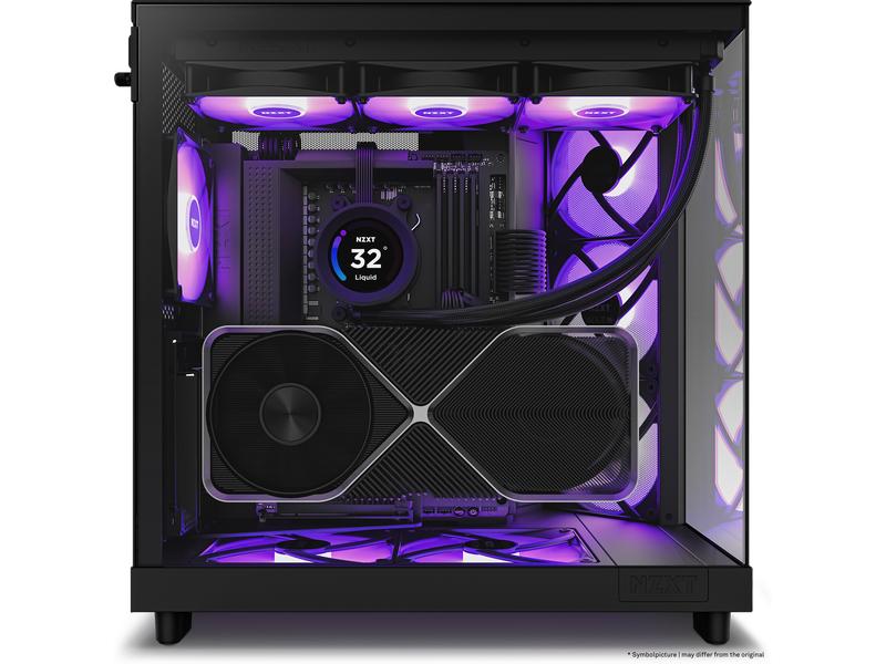 NZXT PC-Gehäuse H6 RGB Flow Schwarz