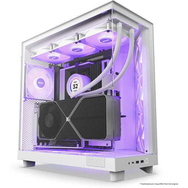 NZXT PC-Gehäuse H6 RGB Flow Weiss