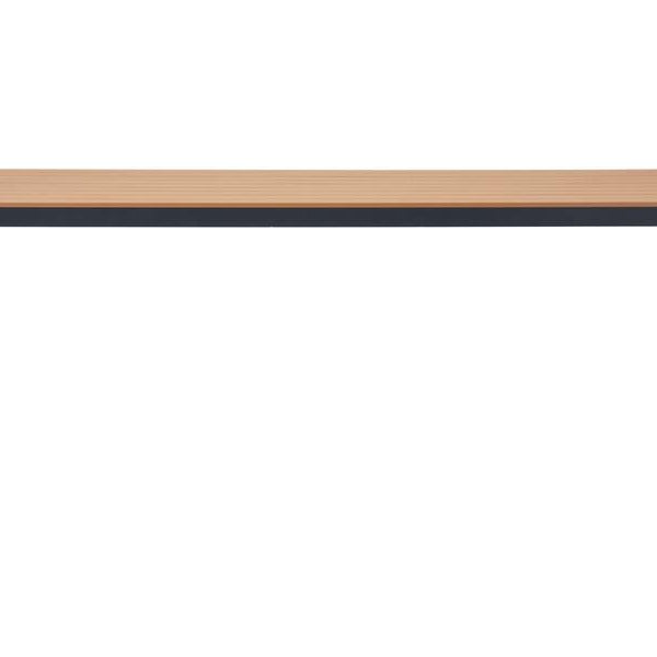 Schou Tisch Noah, 205 x 90 cm, Schwarz/Teak