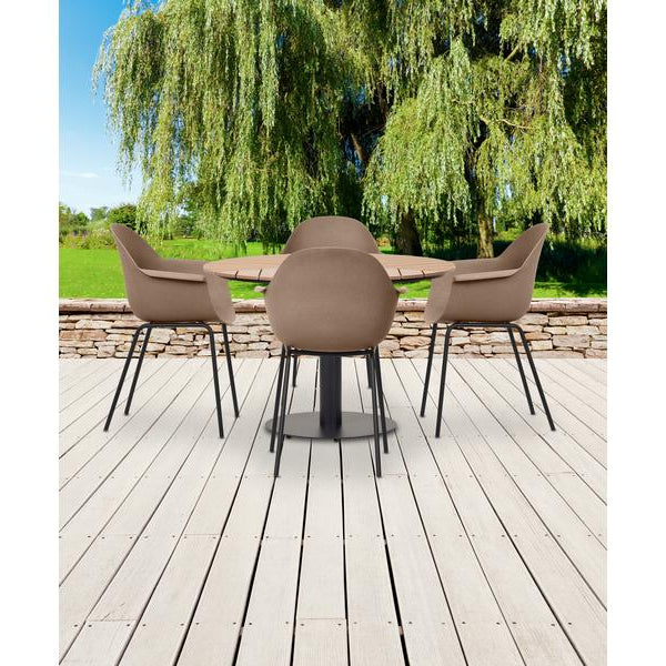 Schou Tisch Hector, Ø 113 cm, Teak Ash