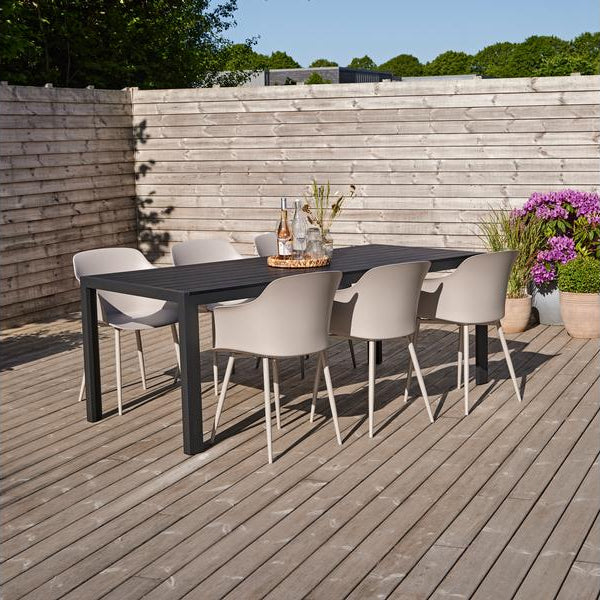 Schou Tisch Noah, 205 x 90 cm, Schwarz