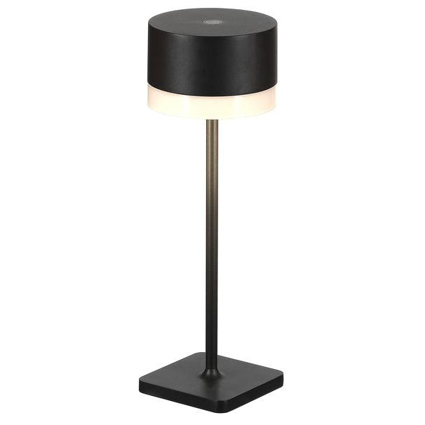 Schönenberger Akku-Tischleuchte Surya, USB-C, 37 cm, Schwarz