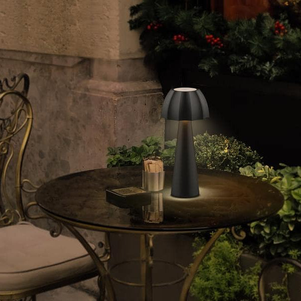 Schönenberger Akku-Tischleuchte Sulis, USB-C, 27 cm, Schwarz