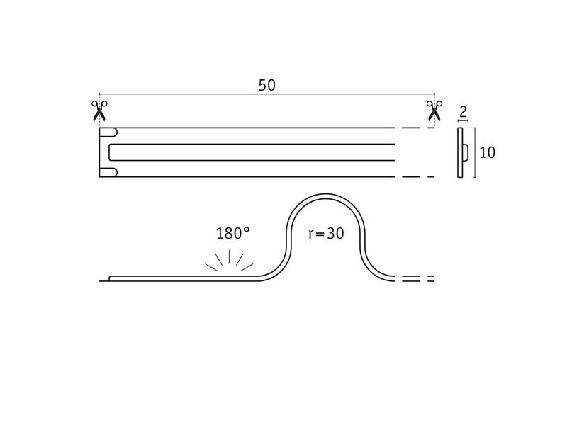 Paulmann Pro LED Strip Silver P150 COB 830
