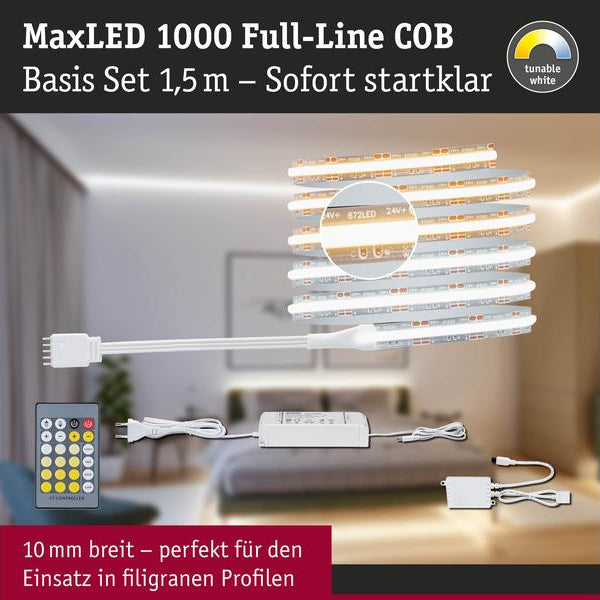 Paulmann MaxLED 1000 LED Strip Full-Line COB Basisset