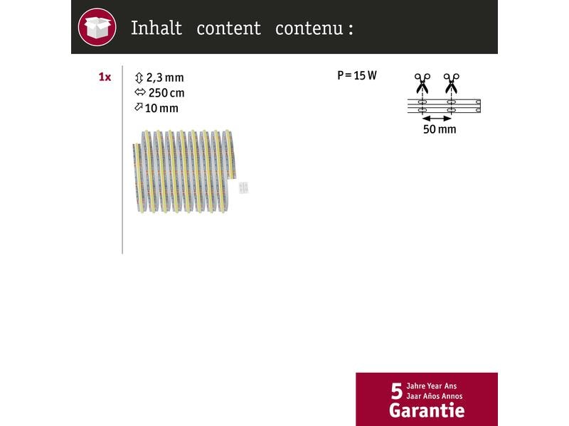 Paulmann MaxLED 500 LED Strip Full-Line COB Einzelstripe