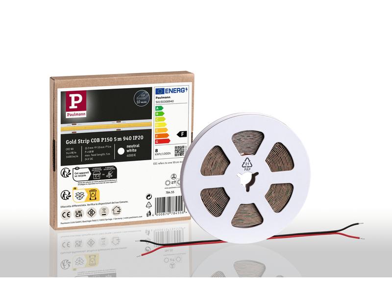 Paulmann Pro Strip Gold P150 COB 940