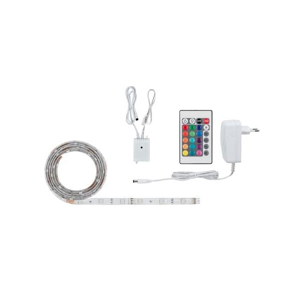 Paulmann SimpLED Strip Komplett-Set 1.5m 12W RGB Beschichtet