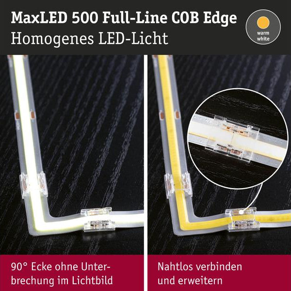 Paulmann MaxLED 500 LED Strip Full-Line COB Edge 90°
