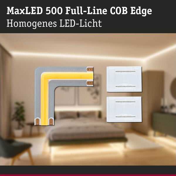 Paulmann MaxLED 500 LED Strip Full-Line COB Edge 90°