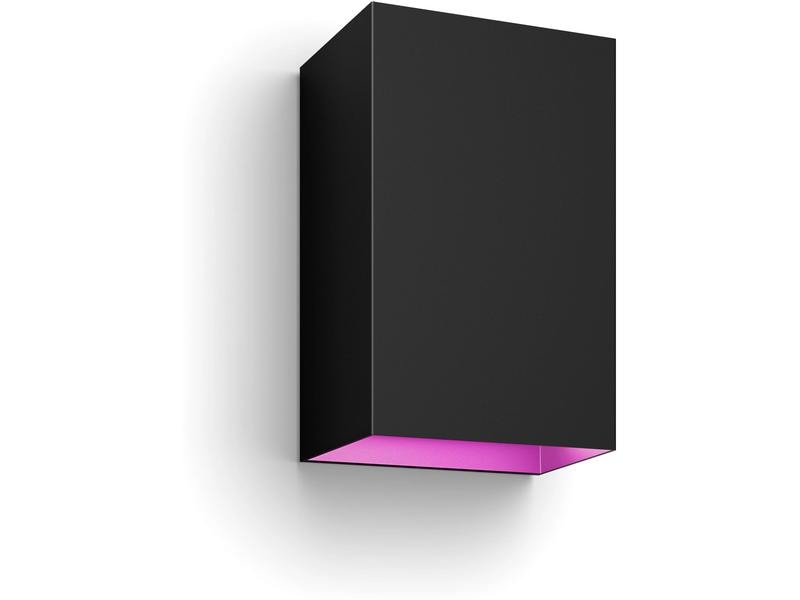 Philips Hue White &amp; Color Ambiance Outdoor Resonate Wandleuchte Schwarz