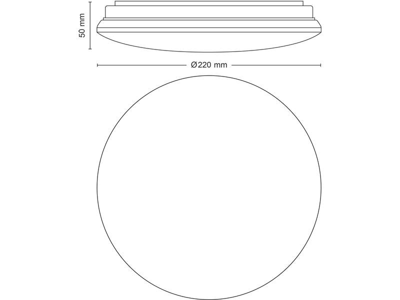 Philips Deckenleuchte Moire CL200, 4000K, 6W, weiss