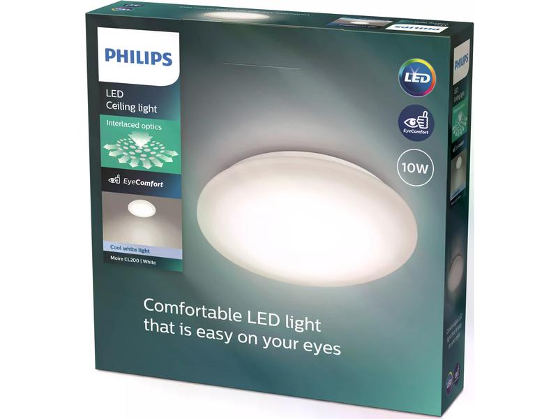 Philips Deckenleuchte Moire CL200, 4000K, 1000 lm weiss