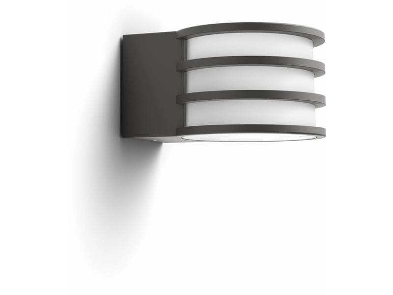 Philips Hue White Outdoor Lucca Wandleuchte Anthrazit