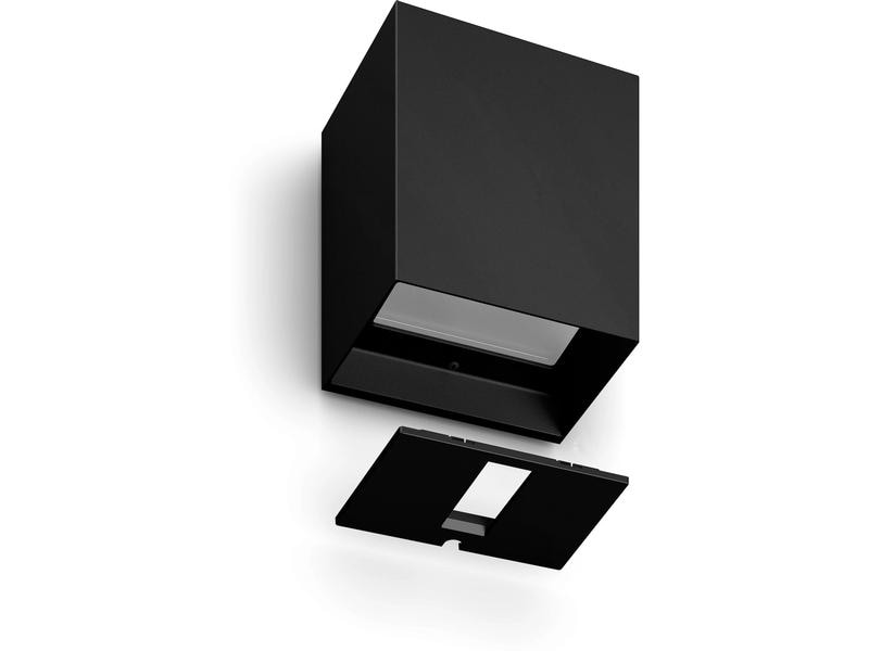 Philips Hue White &amp; Color Ambiance Outdoor Resonate Wandl. Schwarz