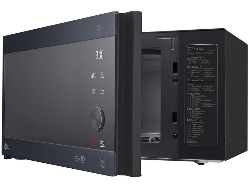LG Mikrowelle mit Grill MH6565CPB Schwarz