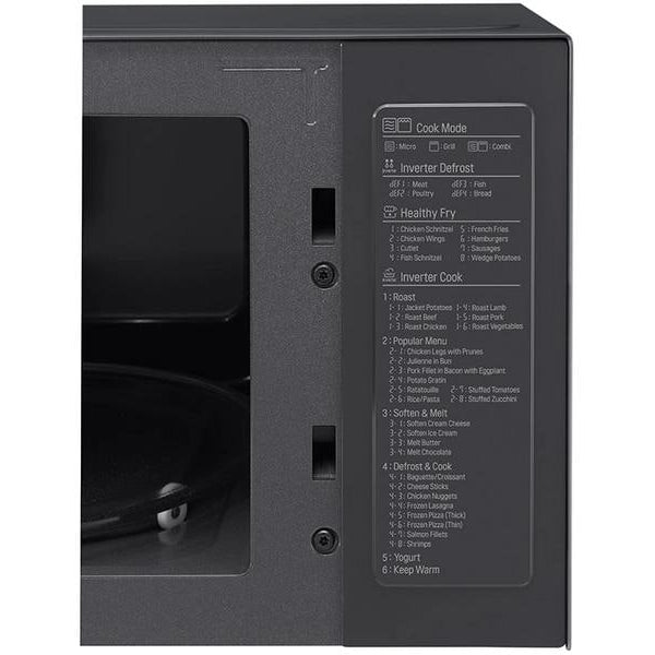 LG Mikrowelle mit Grill MH6565CPB Schwarz