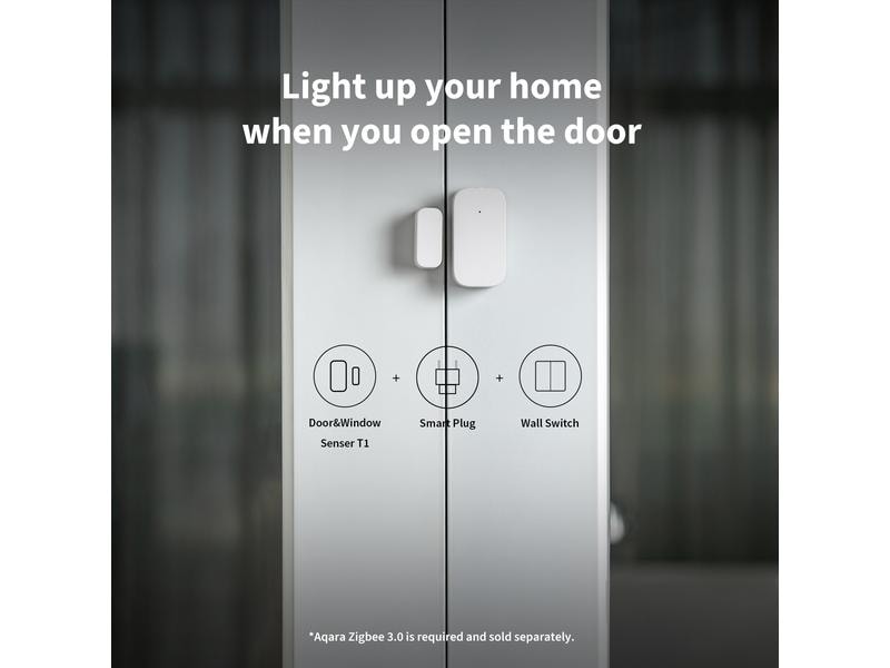 Aqara Funk-Fenster- und Türkontakt T1, Zigbee 3.0 Weiss