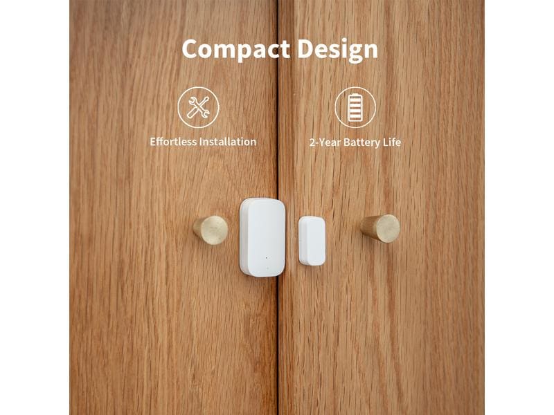 Aqara Funk-Fenster- und Türkontakt T1, Zigbee 3.0 Weiss