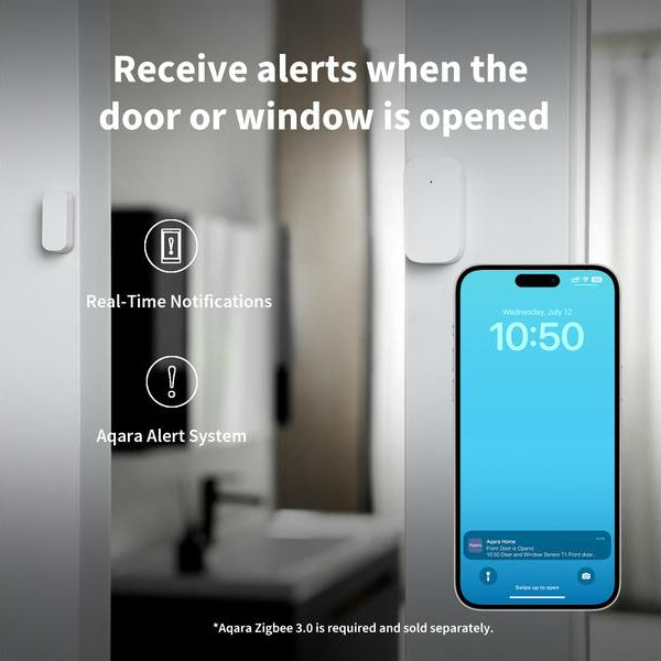 Aqara Funk-Fenster- und Türkontakt T1, Zigbee 3.0 Weiss