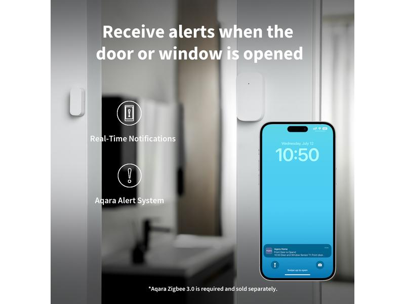 Aqara Funk-Fenster- und Türkontakt T1, Zigbee 3.0 Weiss