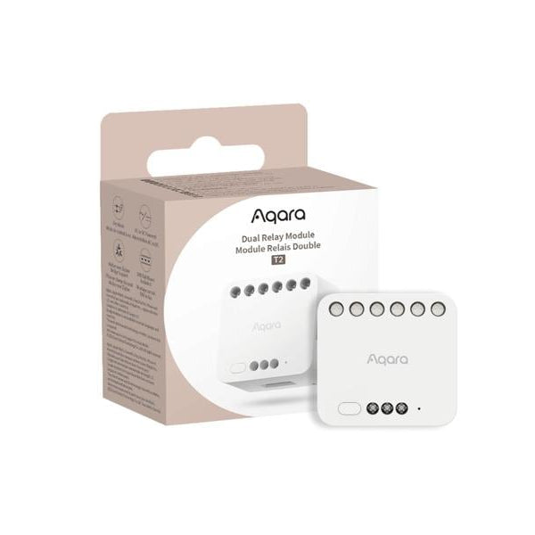 Aqara Dual Relay Module T2 Weiss, 100-250 V, 10A 50/60 Hz